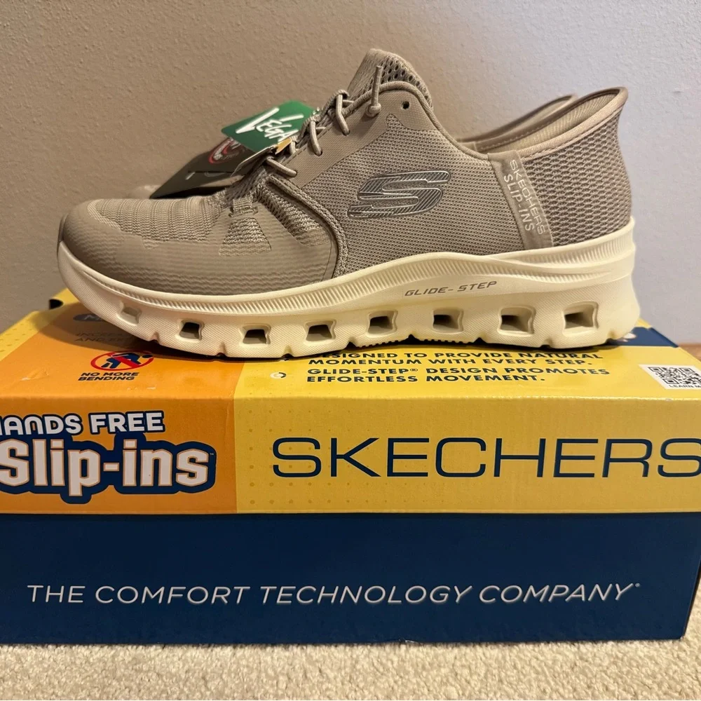 Skechers Tan Athletic Shoes with Enhanced Comfort - Picture 2 of 3
